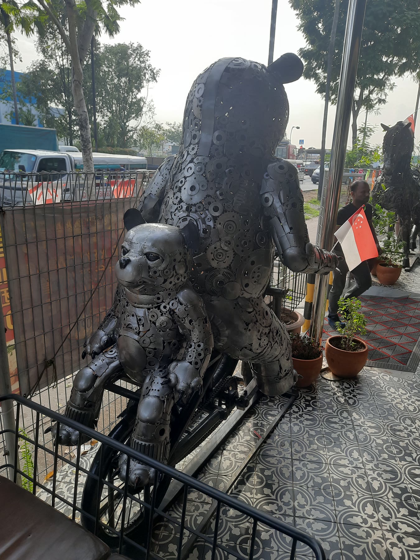 Sculpture detail from the JOURNIE art walk