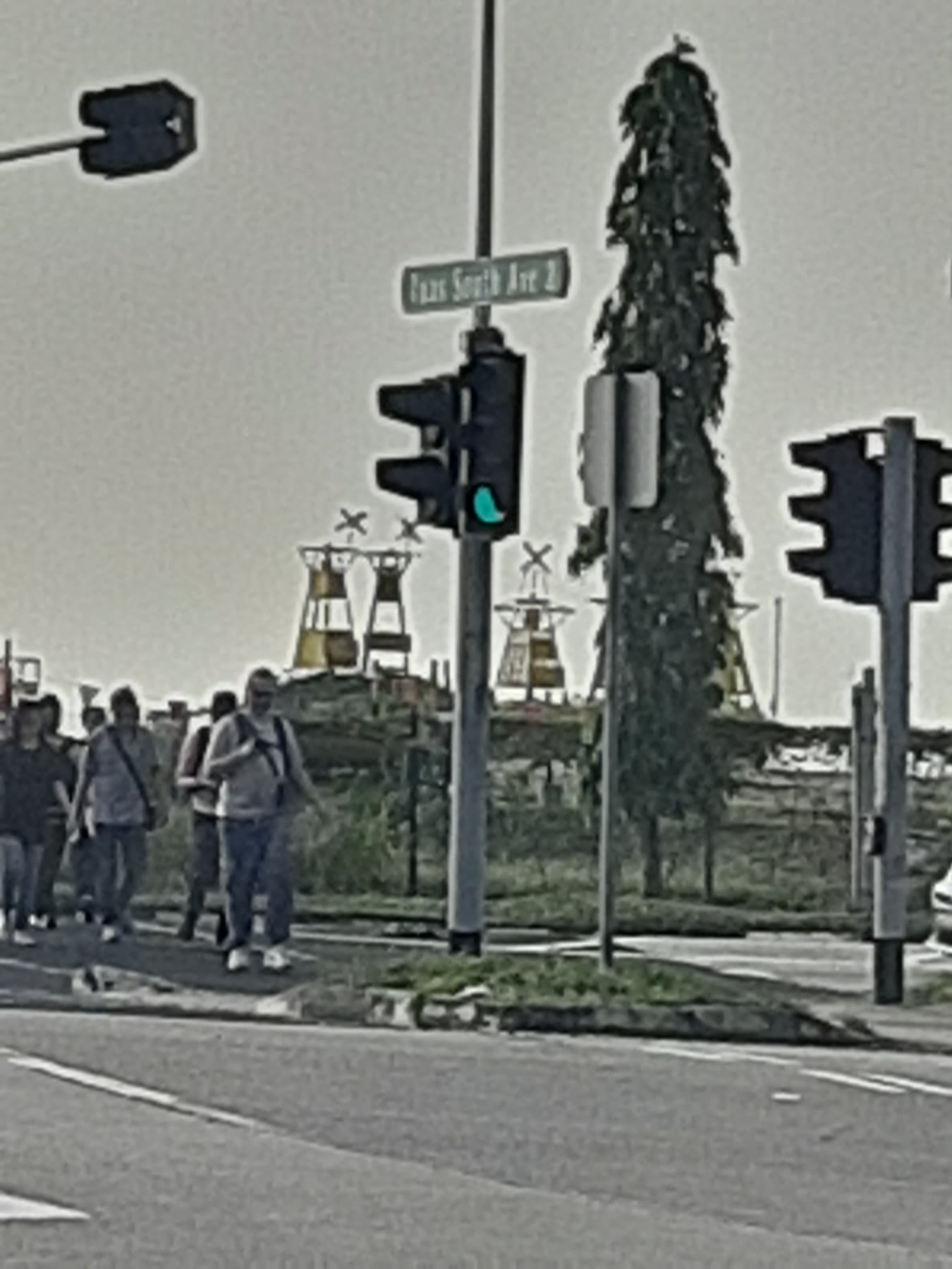 Upside-down location clue for Tuas South Avenue 2