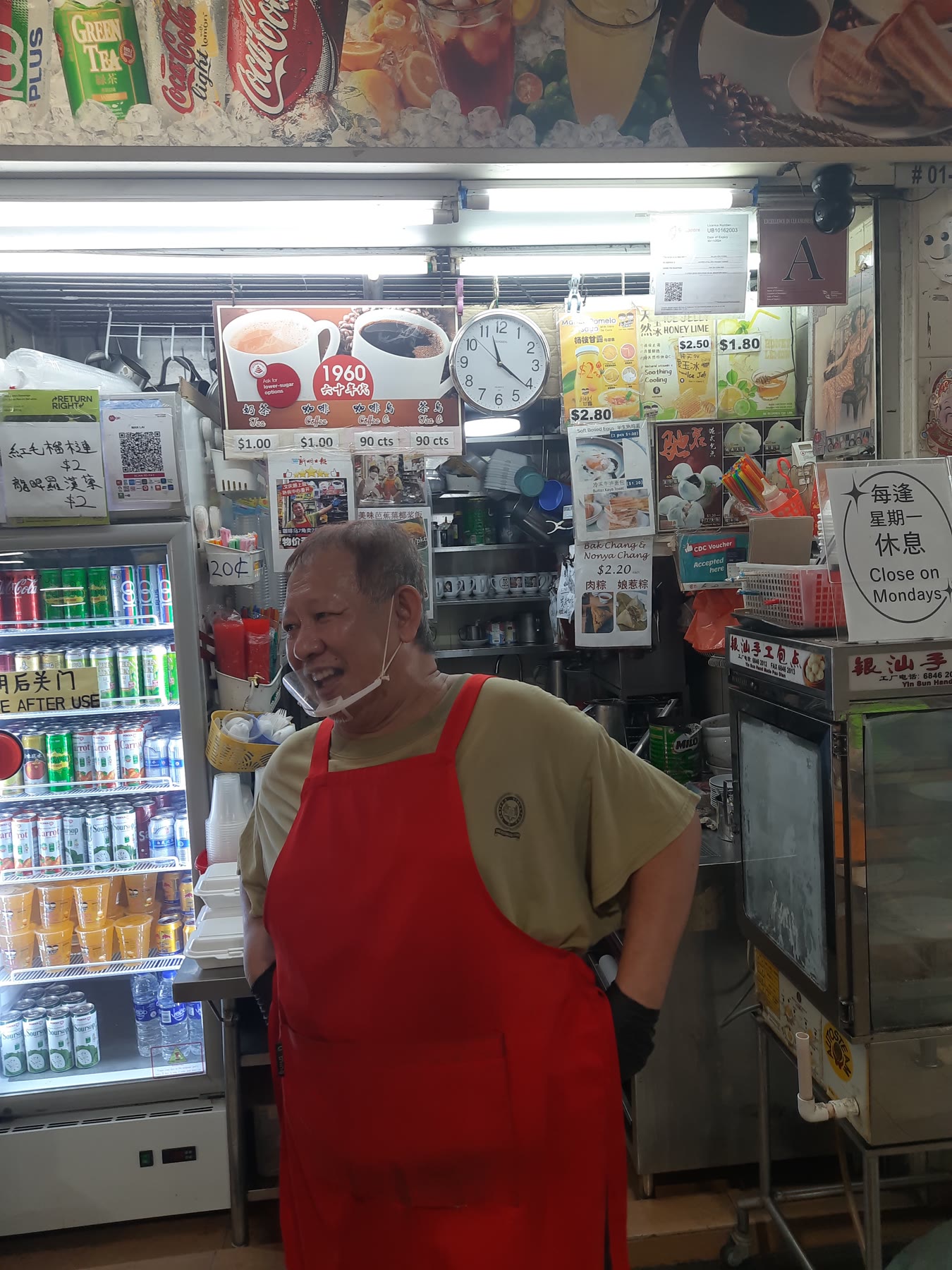 John, the boss of Man Lai, at his Upper Boon Keng Market and Food Centre stall
